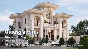 Thiết kế biệt thự Tân cổ điển dẫn đầu xu hướng 2024 | Kiến trúc Vking