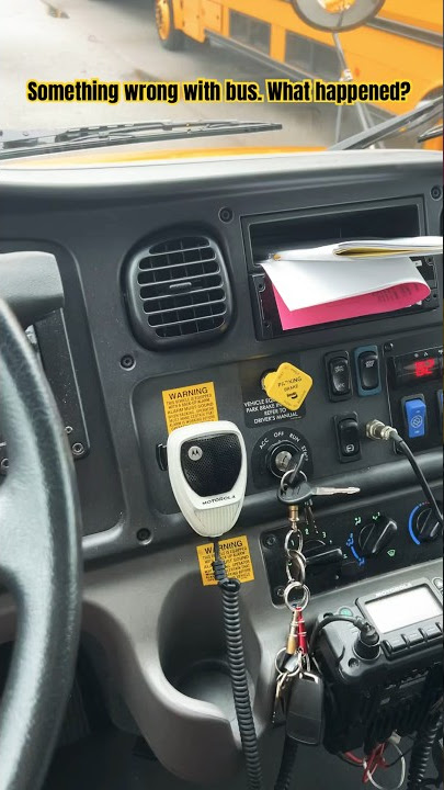 🤷♂️ What happened with #schoolbus #schoolbusdriver can’t release parking brake #busdriverlife #c2