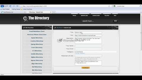 Directory Submission Video tutorial For DooDBooT User