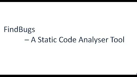 FindBugs - An Open Source Static Code analyser tool for Java