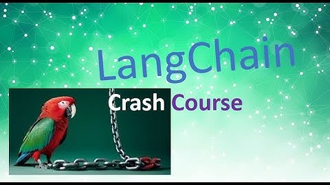 Langchain Crash Course #langchain #llm #generative #ai