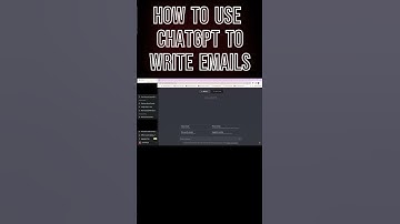 How to use ChatGPT to write email || use ChatGPT to write email #chatgpt #email #job #youtubeshorts