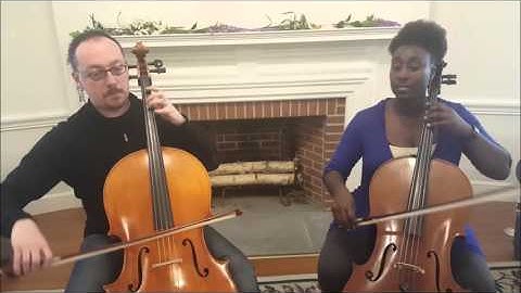 Piatti Cello Method Book 1, duet #2 Marshunda Smith