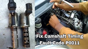 How to Test & Fix P0011 Camshaft Position Timing Over Advance || Toyota Vitz