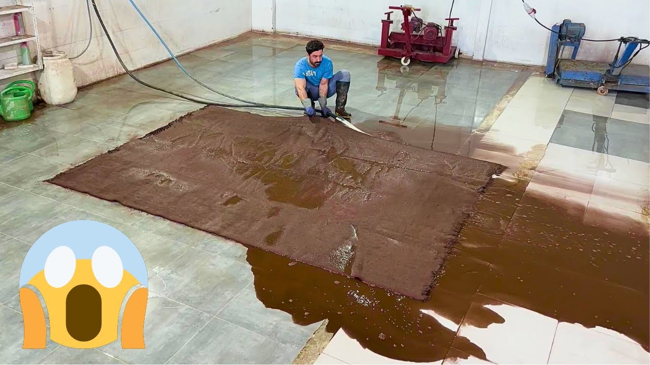 Poorly Made Rug The Rug Was So Dirty We Thought It Was Beyond Repair | Rare Antique Rug ...