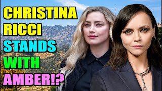 Cristina Ricci STANDS with Amber Heard!?