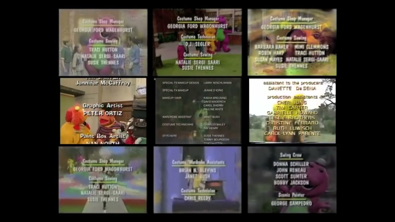 Barney And Sesame Street Remix Credits With Elmos World The Street We