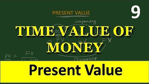 Present Value | Time Value of Money  | Part 6 | In Kannada | KanEdu
