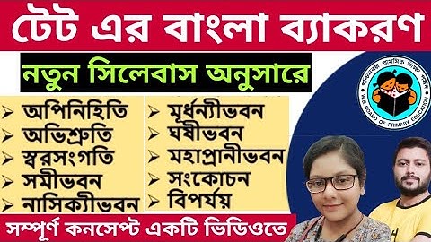টেট এর বাংলা ক্লাস। নতুন সিলেবাস অনুসারে। wb primary tet preparation 2022, tet bengali class