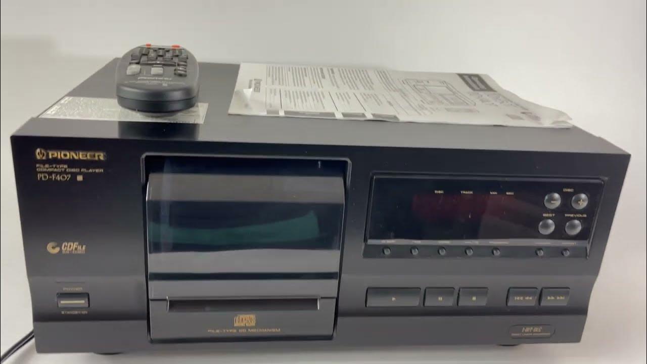 Pioneer PDF407 25 Disc File Type CD Changer Player Does Not Spin