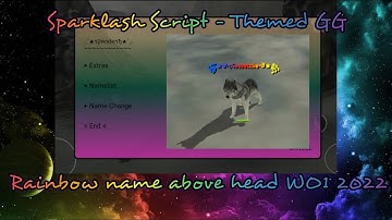 How to have a rainbow name above head in Wolf Online 2022/2023