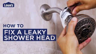 How to Fix a Leaky Shower Head | DIY Basics