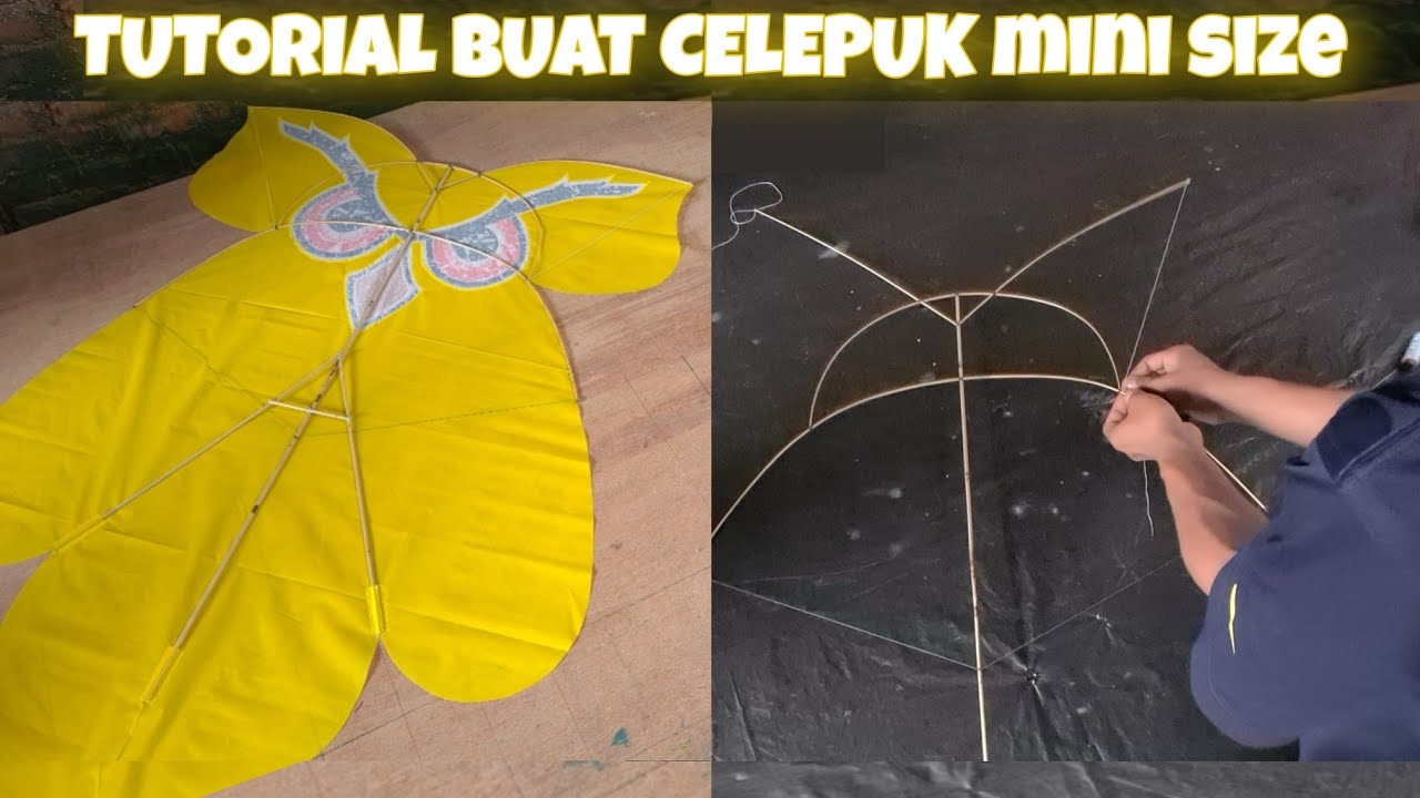 BIKIN LAYANGAN CELEPUK UKURAN 80CM - YouTube