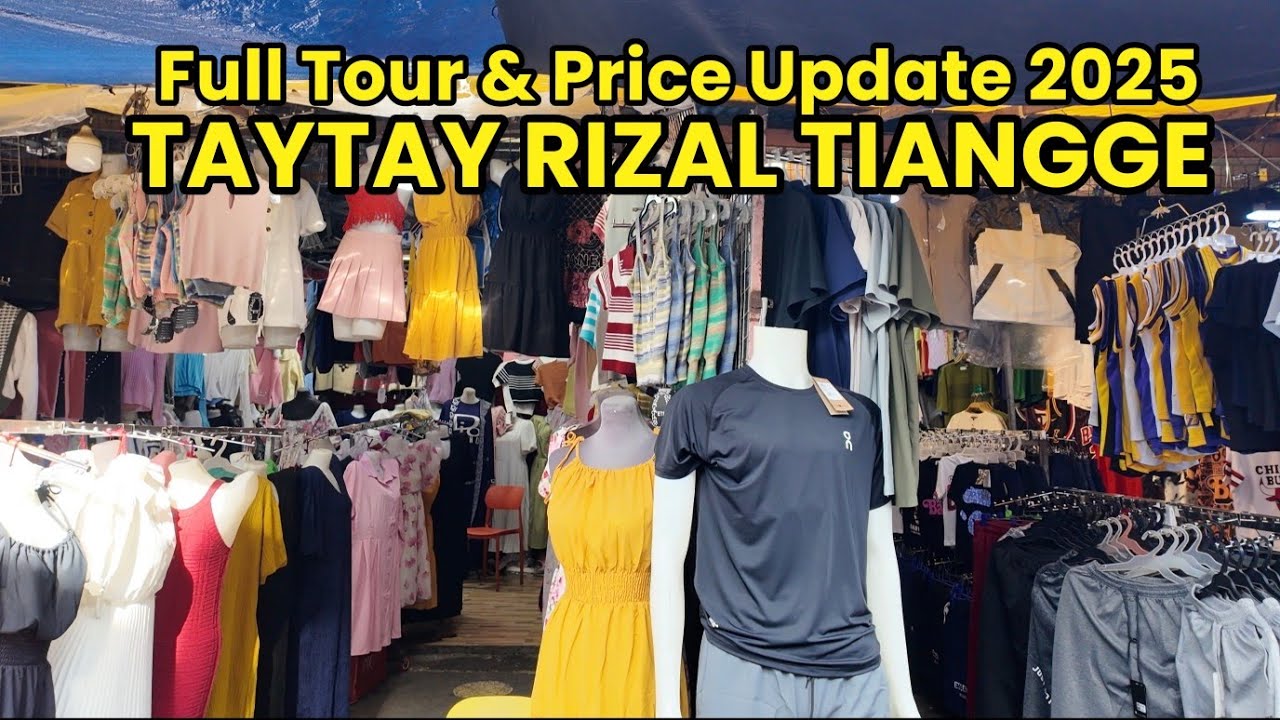 Full Tour & Price Update 2025 TAYTAY Rizal Tiangge  Papataas ang Presyo Habang palapit na ang Pasko 