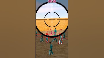 Squid game 🔥K Sniper Challenge 3d #squidgamchallenge #shortsviral #shortsfeed #viralshort