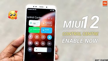 Official MIUI 12 Control Centre Enable on Any Xiaomi Phone | MIUI 12 Control Centre