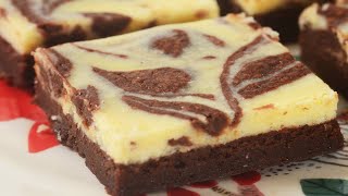 Cream Cheese Brownies Recipe Demonstration - Joyofbaking.com