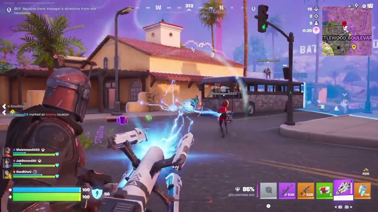 Fortnite: Arc-Lightning Gun Go ZAP ZAP!