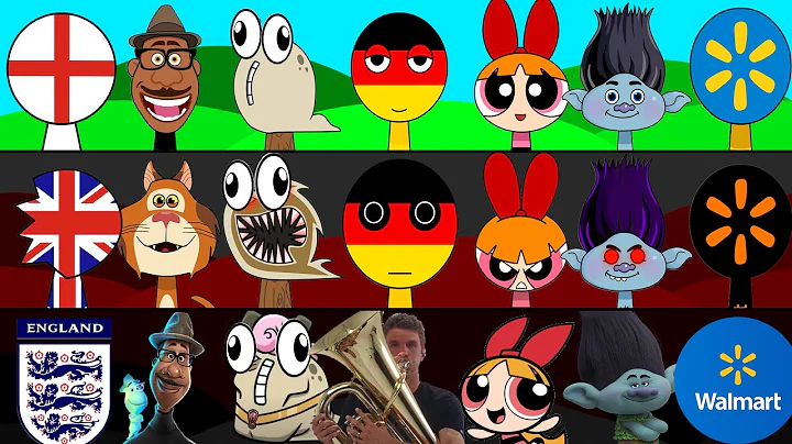 Incredibox Sprunki OC Phase 1 to Phase 3 Germany, Three (from Numberblocks), Walmar, Japan