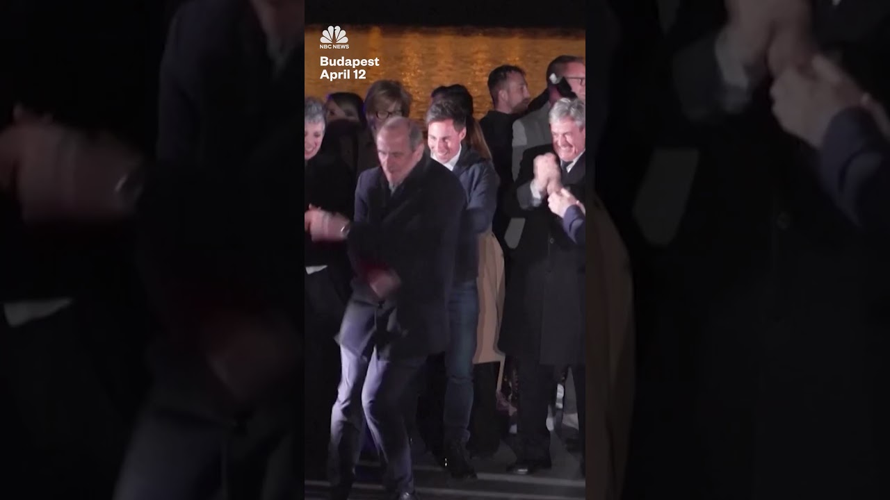 Hungary’s dancing politician steals the spotlight after Orbán’s landslide defeat