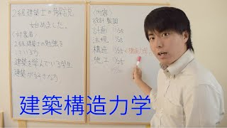 [構造力学]2級建築士の解説はじめました