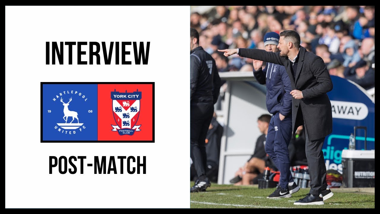 🎙 "We could've got something out of it” | Anthony Limbrick post York City