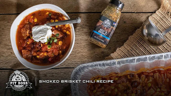Pit Boss Smoked Brisket Chili