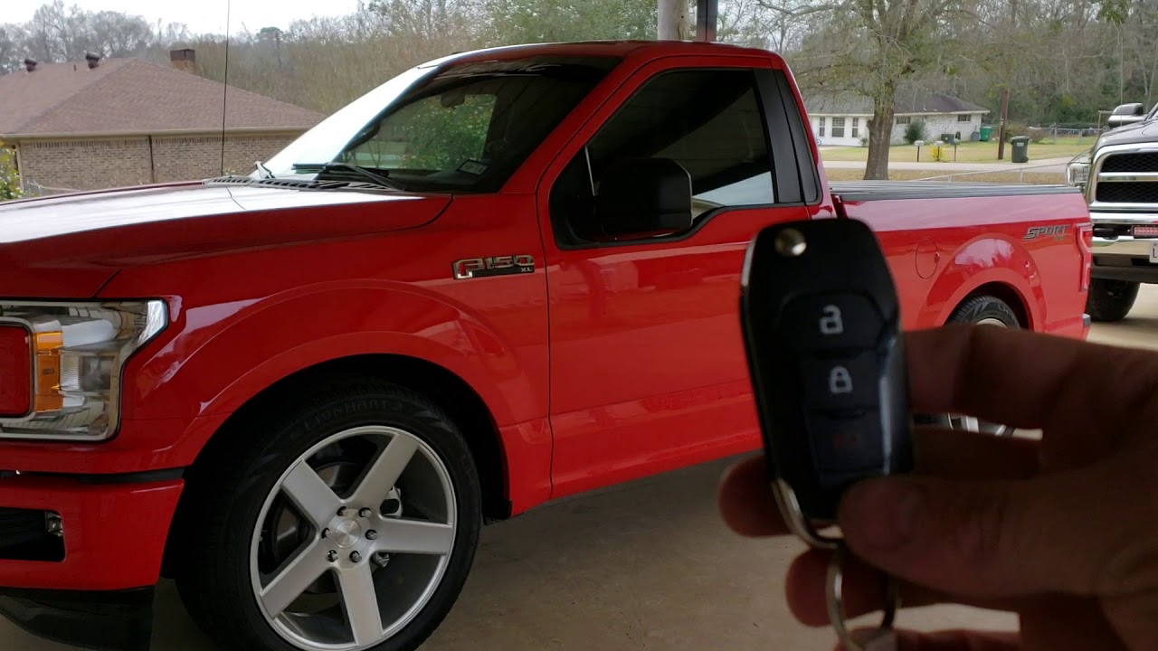 2019 Ford F150 remote start - YouTube