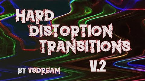 Hard Distortion Transitions V.2 Premiere Pro Presets