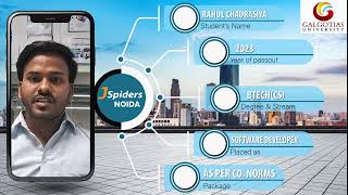 JAVA FULL STACK STUDENT  || STUDENT PLACEMENT JOURNEY WITH JSPIDERS NOIDA ||