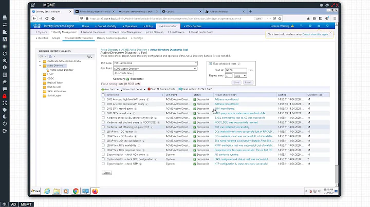 Joining Cisco ISE to the Microsoft Active Directory