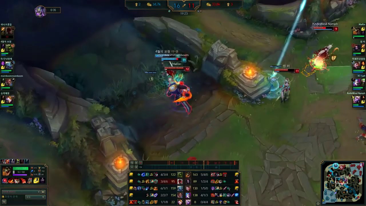 MaRin Renekton vs Urgot League of Legends Highlights part 14