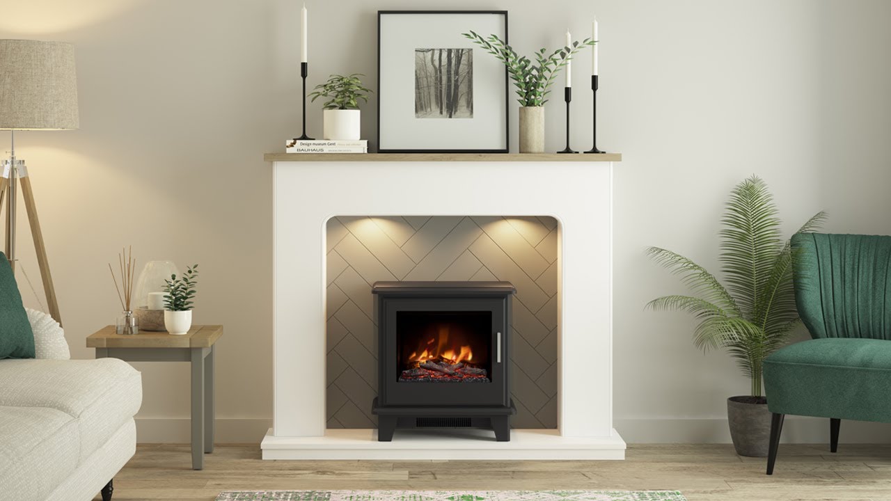 FLARE Sennen Inglenook Suite with Southgate Electric Stove – Cosy Fireplace Feature for Any Room