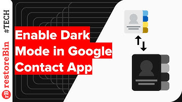 Enable/Disable Dark Theme for Android Phone and Contact App