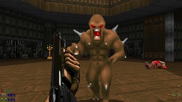 Doom the Way Id Did - E1M3 Fuel Synthesis - All Secrets UHD 4K