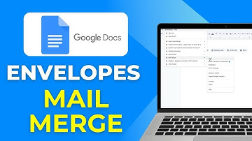 How To Create Envelopes And Perform A Mail Merge In Google Docs