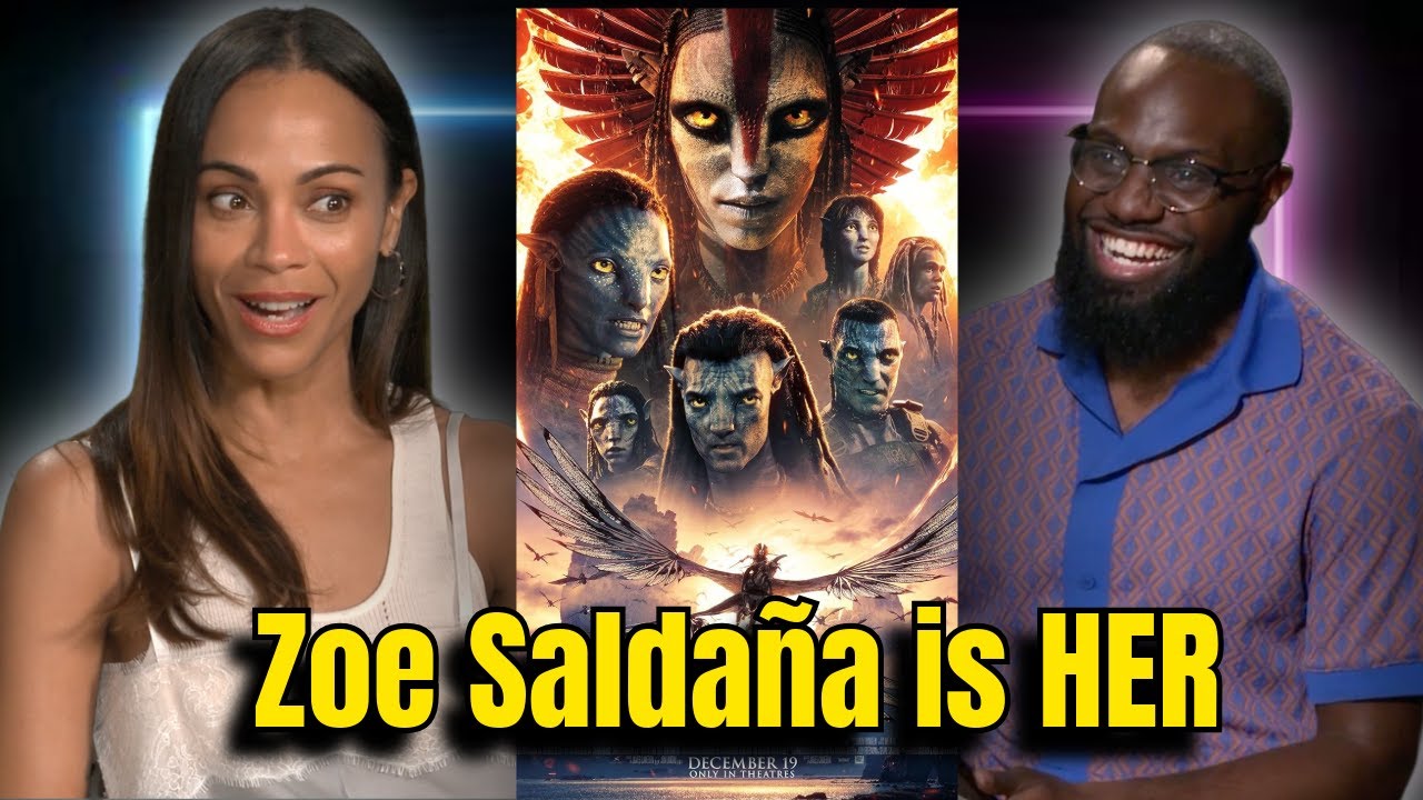 Zoe Saldaña FLEXES her place in CINEMA HISTORY w/ Straw Hat Goofy