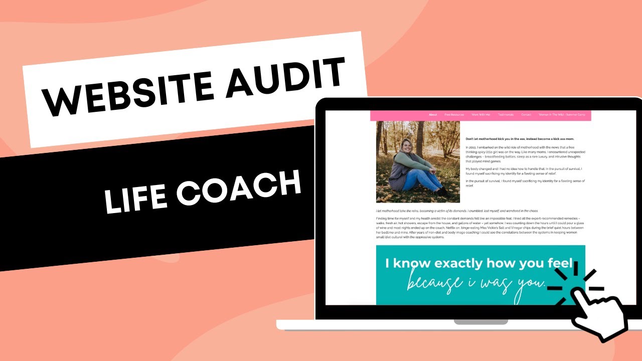 LIVE Website Audit: Life Coach