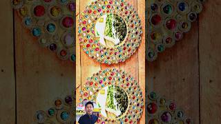Make a Bejeweled Cardboard Mirror