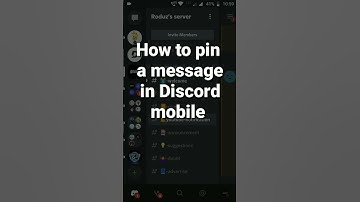 How to pin a message in Discord mobile #roduz #discord #pin #message #how #howto