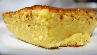 BOLO DE FUBÁ COM QUEIJO RALADO NA MASSA - CREMOSO E DELICIOSO