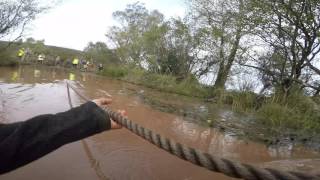 Taylor in Peters Pool on the commando challenge.