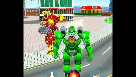 Army Bus Robot Car Game - Transforming robot games(1)