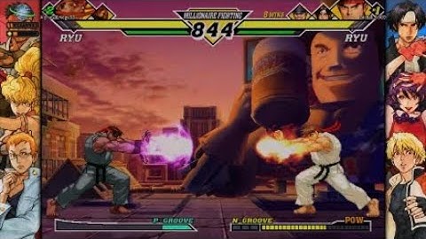 Evil Ryu/Gouki vs Ryu/Kyo/Vega: Capcom vs SNK 2