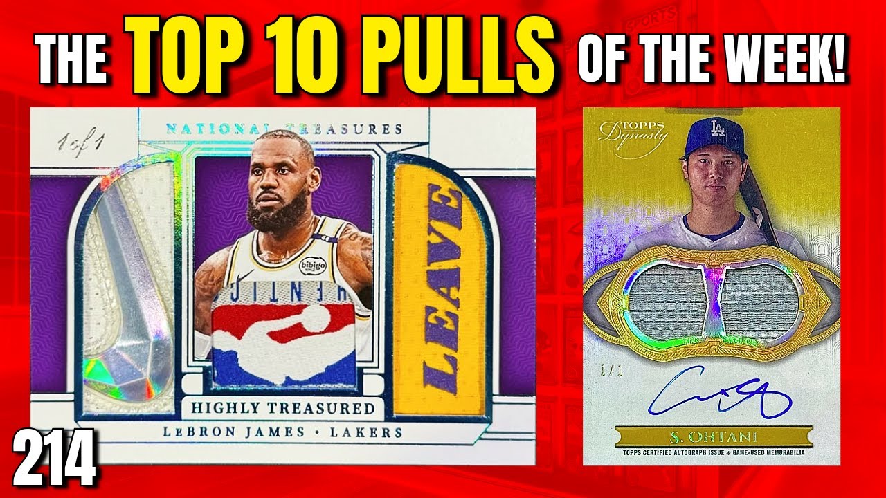 A WORLD RECORD Was Just Set in the Hobby! 🤯 | Top 10 Sports Card Pulls of the Week - Ep. 214