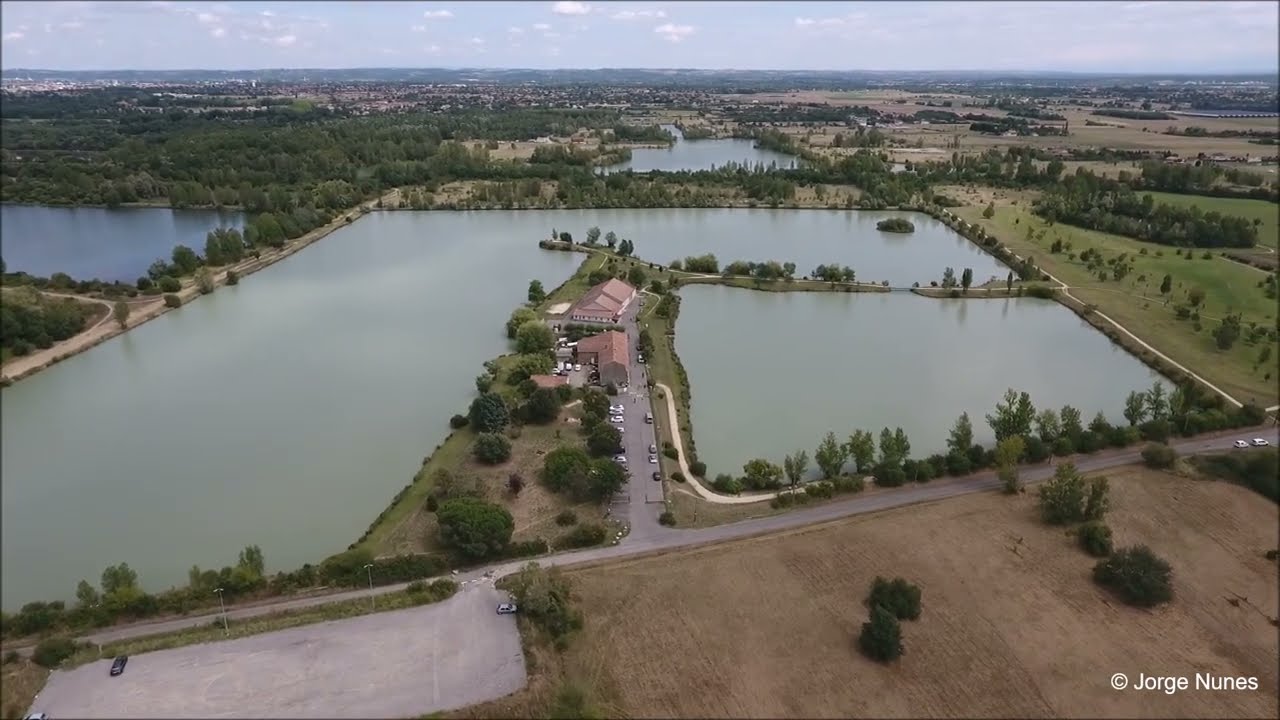 Vue aérienne Lac de Bidot