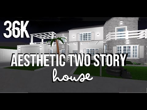 Roblox Welcome To Bloxburg Aesthetic Two Story House 36k - roblox welcome to bloxburg aesthetic two story house 36k