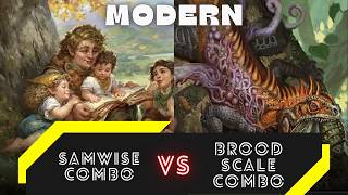 Two Infinite Combos Collide Samwise Combo vs Broodscale Modern MTG