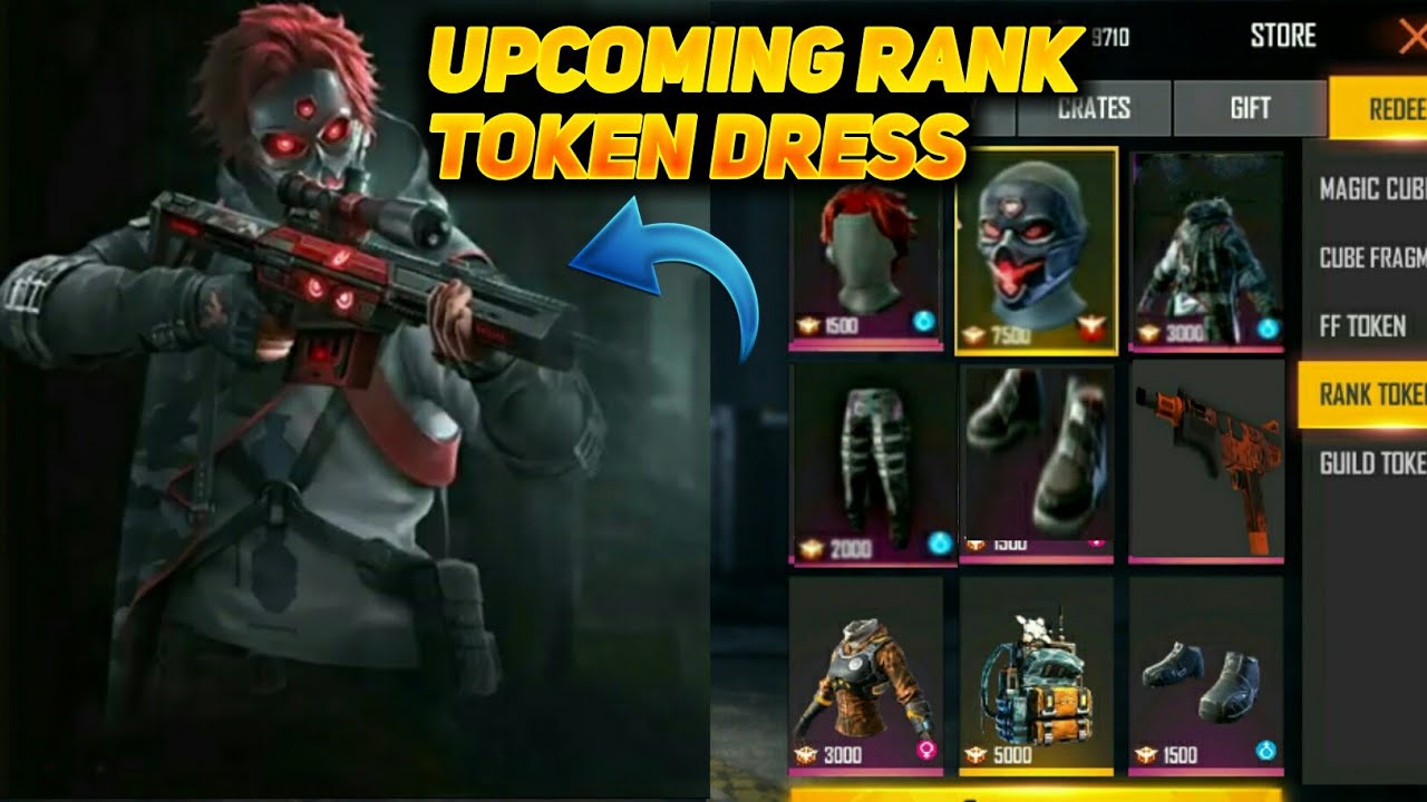 Upcoming New Rank Token Dress In Free Fire Free Fire Rank Season 19 Kab Aayagi Youtube