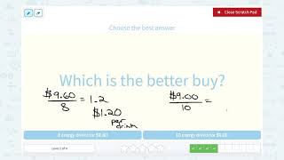 6.73 Unit Prices: Which Is the Better Buy?